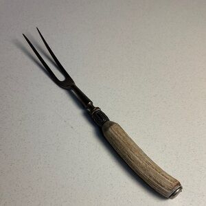 Classic Wooden Handle Meat Fork